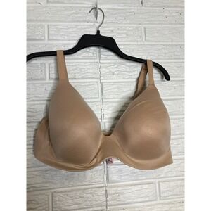 Victoria's Secret perfect Coverage wire free bra tan nude women's size 36DDD